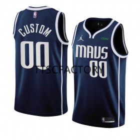 Dres Dallas Mavericks Prilagođeni Nike 2022-23 Statement Edition Navy Swingman - Muške